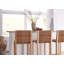 Textura Stool with Solid Wood Frame