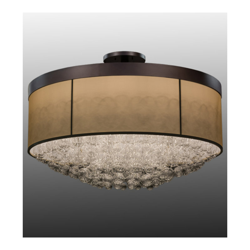 Cilindro 15 - Light Semi Flush Mount
