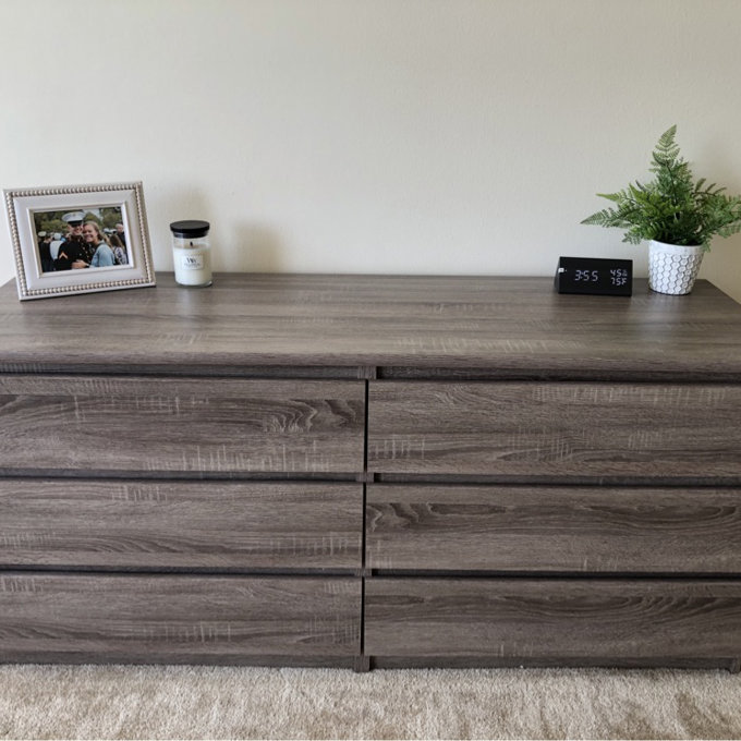 Zipcode Design Jada 6 Drawer 60.5" W Double Dresser & Reviews | Wayfair
