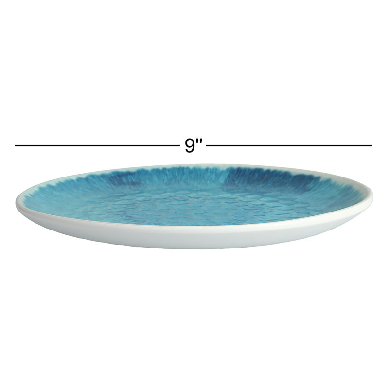 Fortessa Shasta 9" Melamine Dessert Plate, Blue