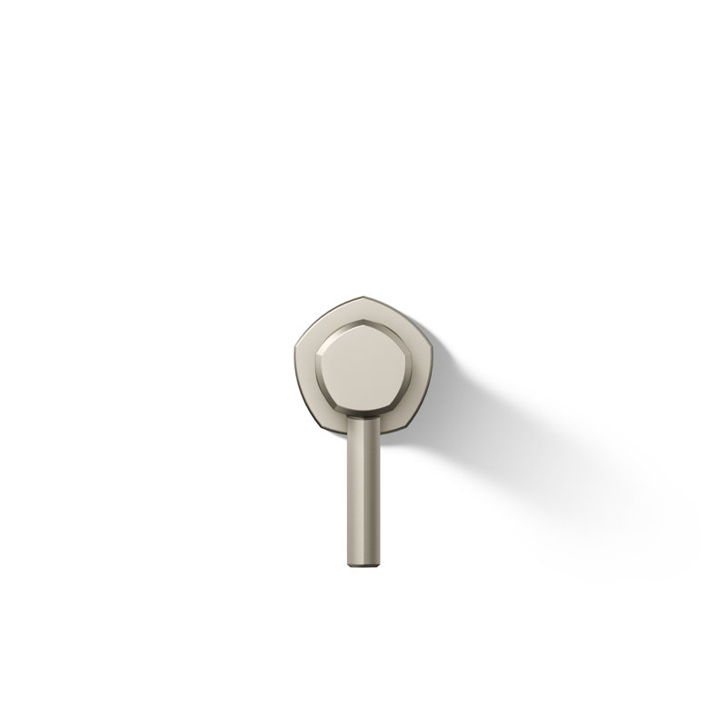 Poignée de lavabo de salle de bain l 2,75 po x H 2,81 po Occasion, Nickel brossé