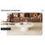 Cream White 116 cm Round Modern Coffee Table-Center Table,High Quality Materials
