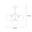 Kenna 3 - Light Sputnik Chandelier