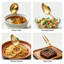Ensemble d'ustensiles de cuisine professionnel en acier inoxydable 11 pièces avec poignée ergonomique - Comprend une spatule, une louche, une cuillère, une écumoire, des pinces et un couteau à pâtes pour cuisiner et servir