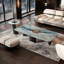 Table basse rectangulaire en pierre supercristalline-103250084-103250085