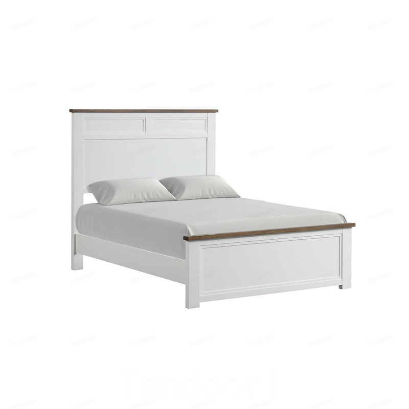 Structure de lit pour chambre double Pinewood, Double