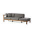 Maro Outdoor Teak Chaise Lounge-14994078