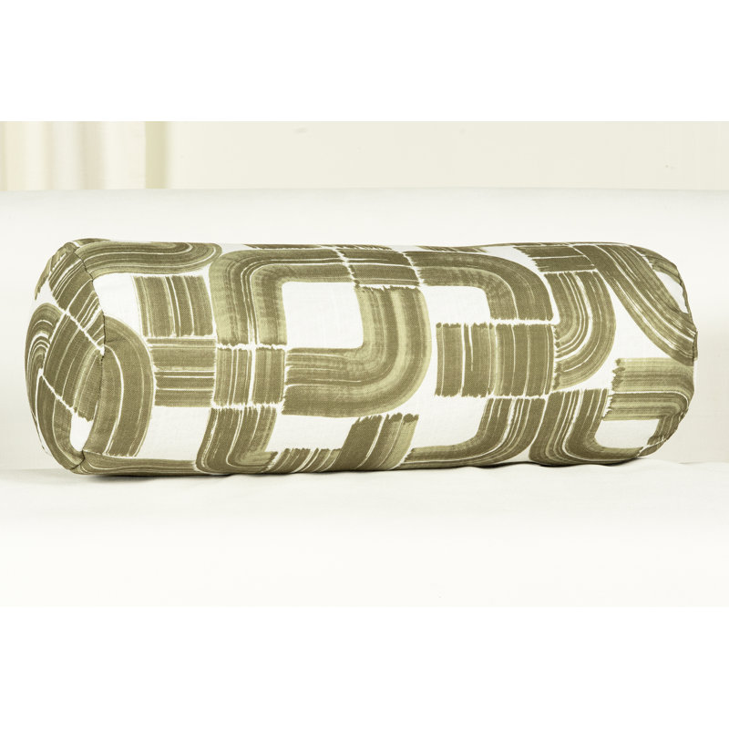 Coussin décoratif Deco Arch, Brun / géométrique 1, Traversin H 8 po x l 21 po