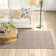 Bradshaw Zipper Grey/Ivory Handwoven Cotton Rug