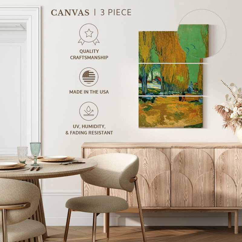Harnek Les Alyscamps 1888, H 57 po x l 36 po