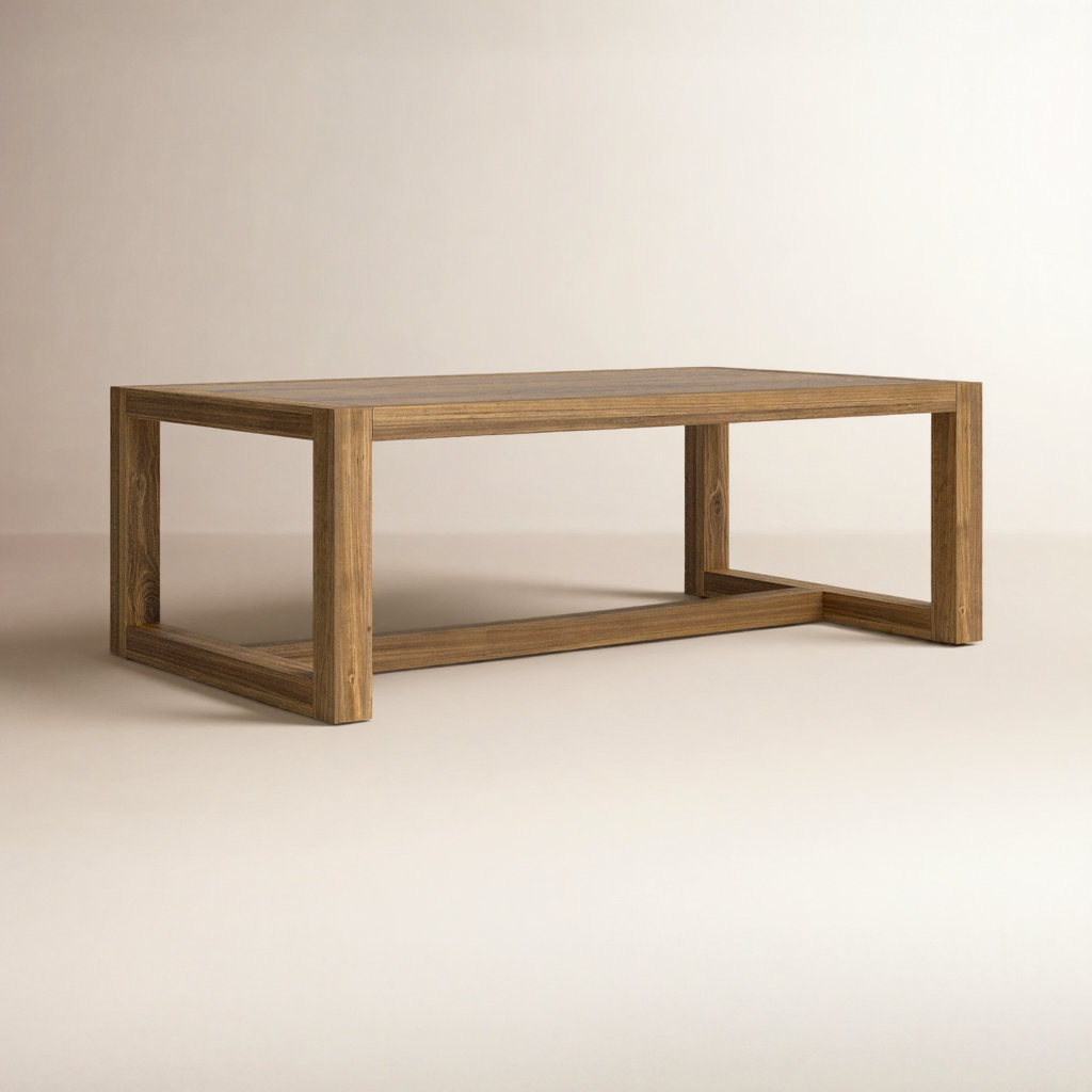 Modica Solid Wood Coffee Table, Honey Brown