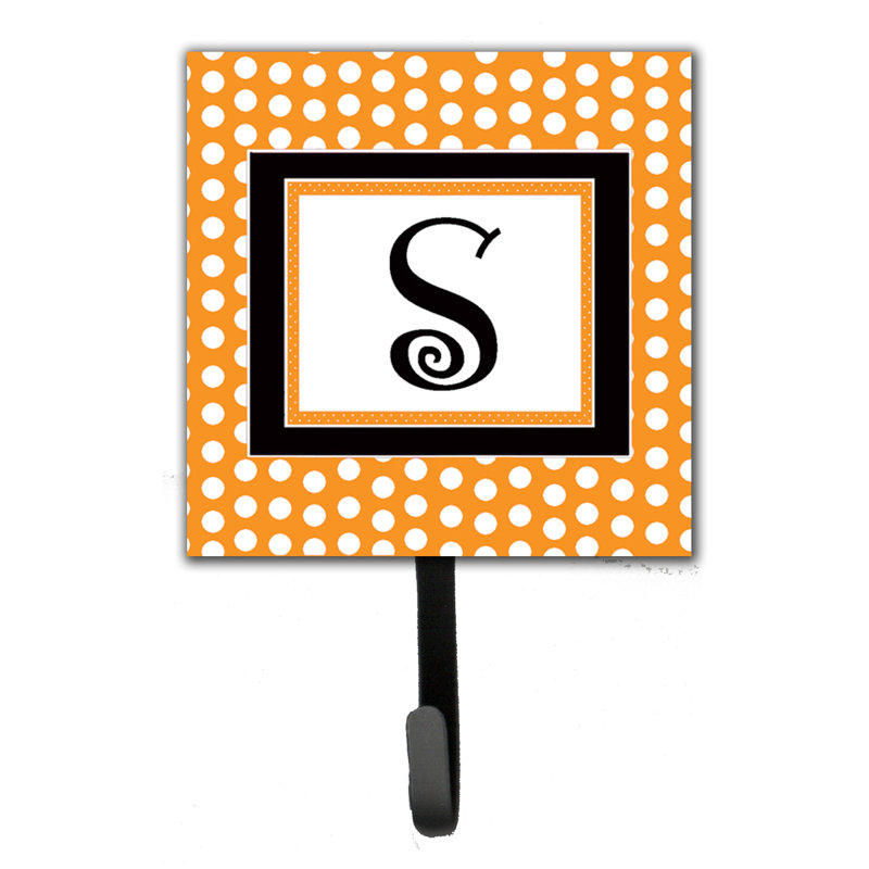 Porte-laisse coussin monogramme et crochet mural, S