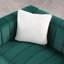 Causeuse à accoudoirs carrés en velours 62,6 po avec 2 coussins Clifford-1057516676-1048964344-1008375359
