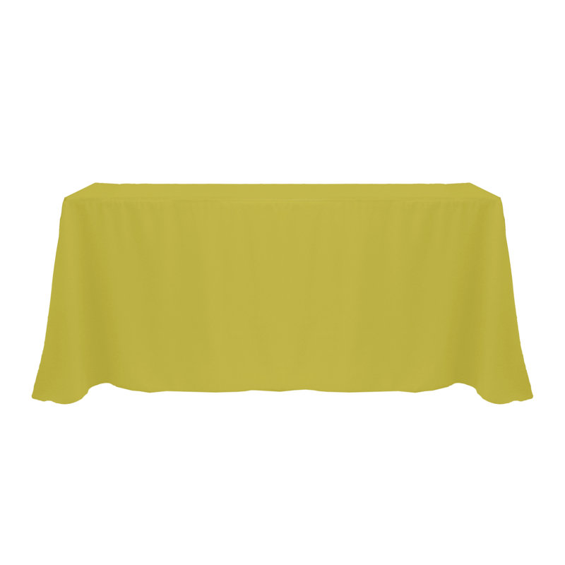 Solee Solid Color Tablecloth, 108" x 156", 1, Acid Green