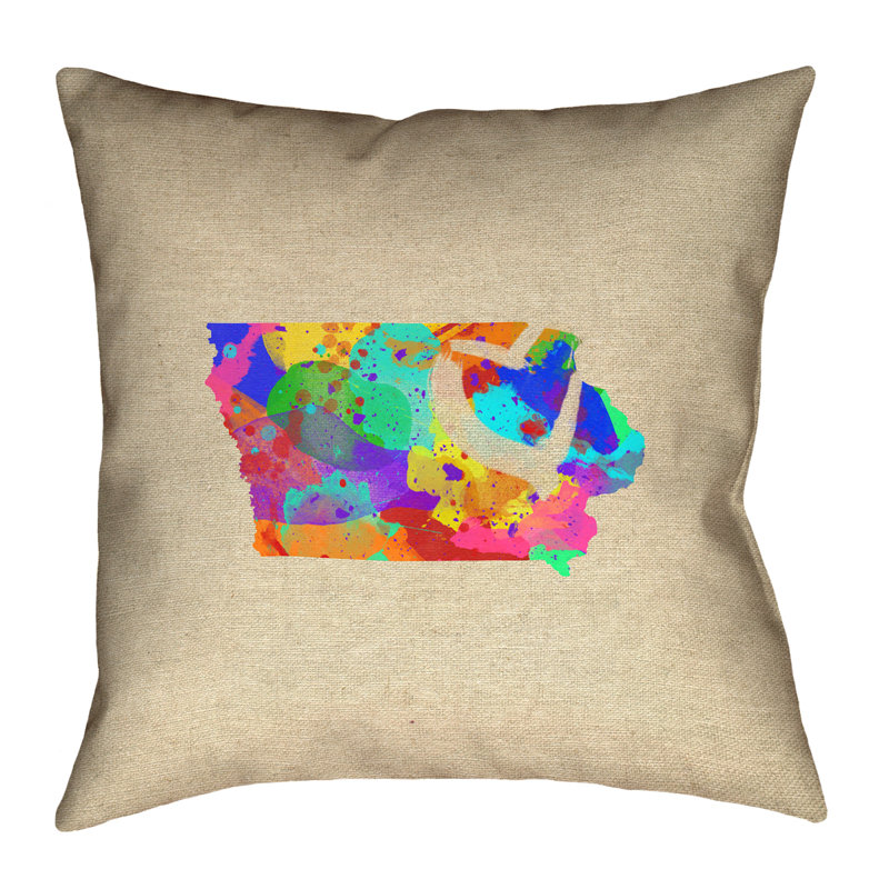 Coussin Katelyn Smith, 14 po x 14 po, Imprimé en coton double face, Housse de coussin