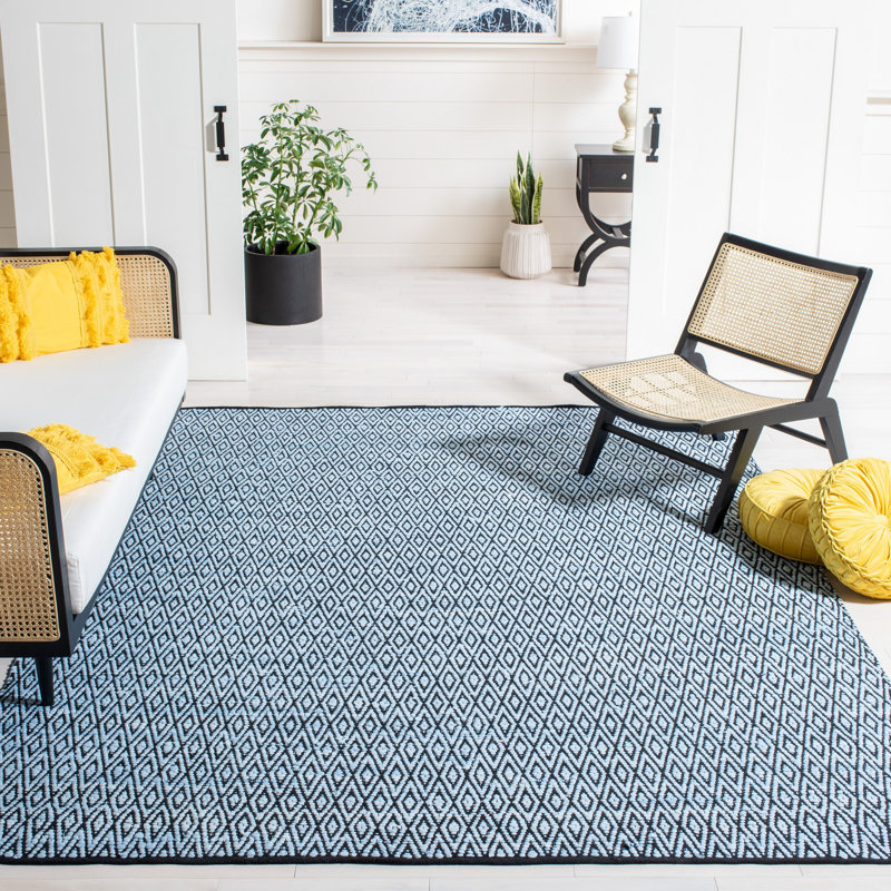 Montauk Hand Woven Performance Geometric Rug, Rectangle 6' x 9'