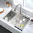 Premium Stainless Steel Kitchen Sink With Advanced Features For Ultimate Functionality