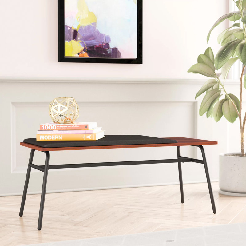 Akhira Faux Leather Upholstered Bench