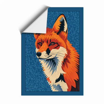 Alert Fox Modern - Framed Print
