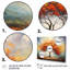 Arbre africain «Spirit of the Wild I» - art mural multi-panneaux africain pour salon