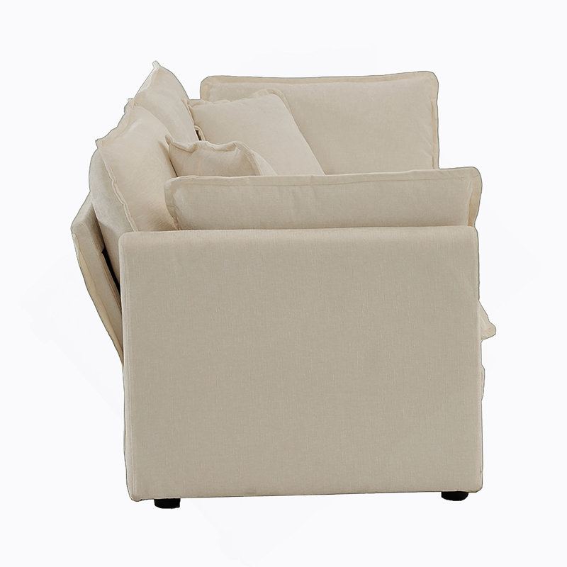 Modern Fabric Loveseat Sofa Couch