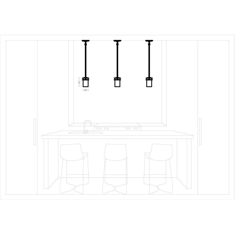 Mini-luminaire suspendu à une lumière Robie de Génération Éclairage , Non, Nickel brossé, Pas Energy Star