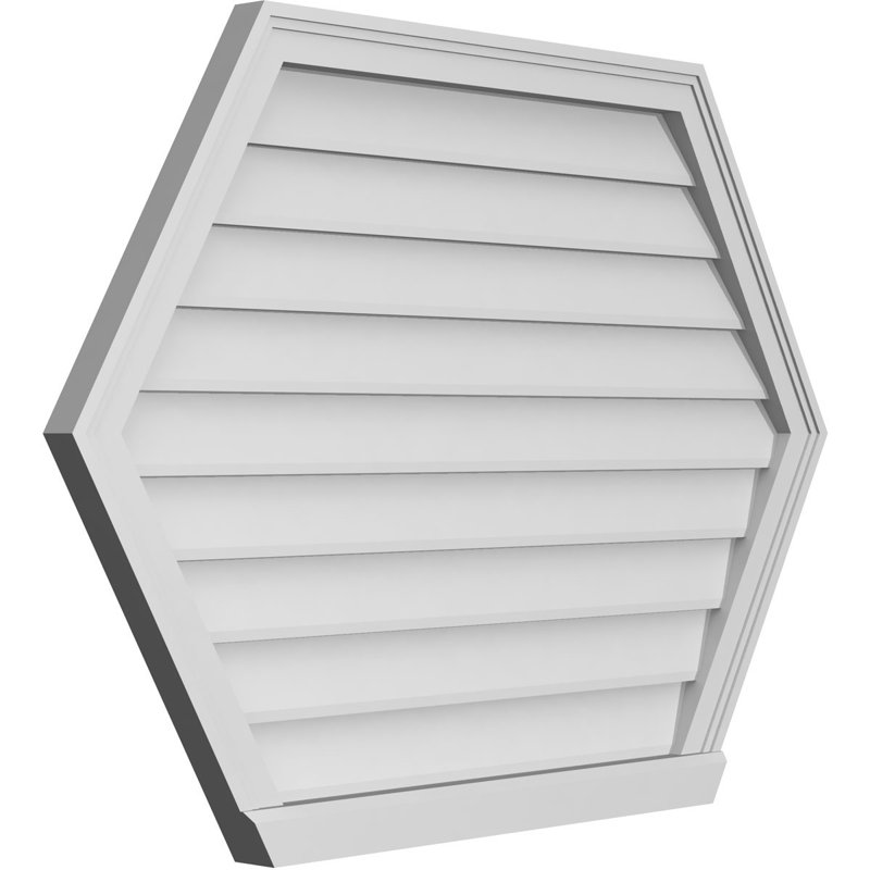 Ventilateur à pignon horizontal non-fonctionnel Signature, 2" H x 42" L x 30" W