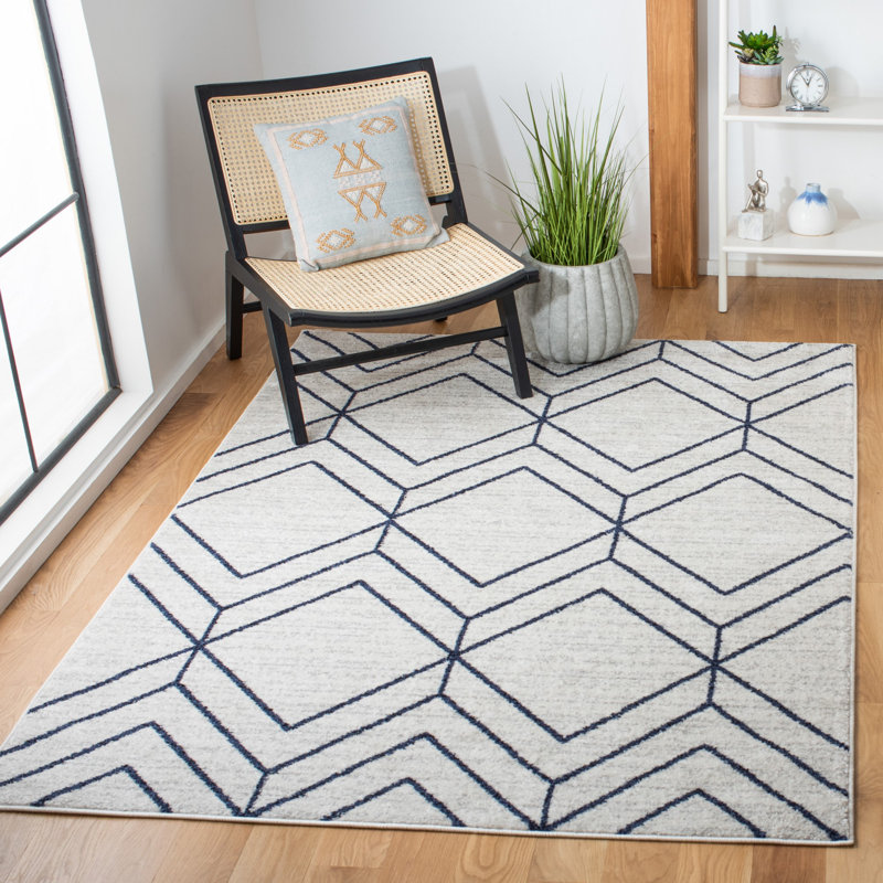 Seidman Performance Geometric Rug, Rectangle 5'1" x 7'6"