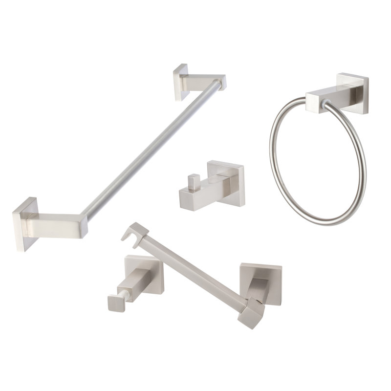 Ensemble de salle de bain Baden Series, Nickel satiné