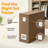 8 Pack Bed Sheet Organizers and Storage, Foldable Linen Closet Organizer with Window for Queen and King Size Bedding-2046462668