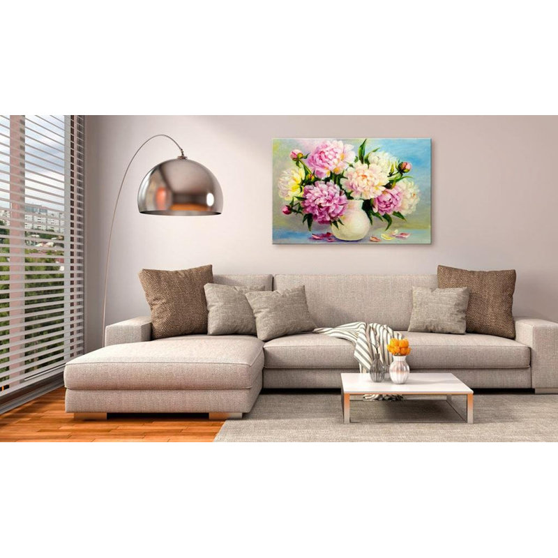 Floral Botanical - reproduction sur toile tendue, H 32 po x l 47 po x P 0,7 po
