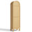 71.1"H X 13.78 "W  5-Tier Arched Bookcase, Narrow Open Display Bookshelf  For Bedroom, Livingroom, Home Office-146609432