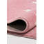 Hanshu Machine Woven Pink/White Rug-1404975796