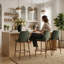 Tabouret de bar 26 po Mid-Century-1923016980