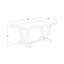 7 Piece Dining Room Table Set Consist of a Rectangle Kitchen Table with X-Legs and 6 Dark Gotham Linen Fabric Parson Dining Chairs, Wire brushed Black-959455788