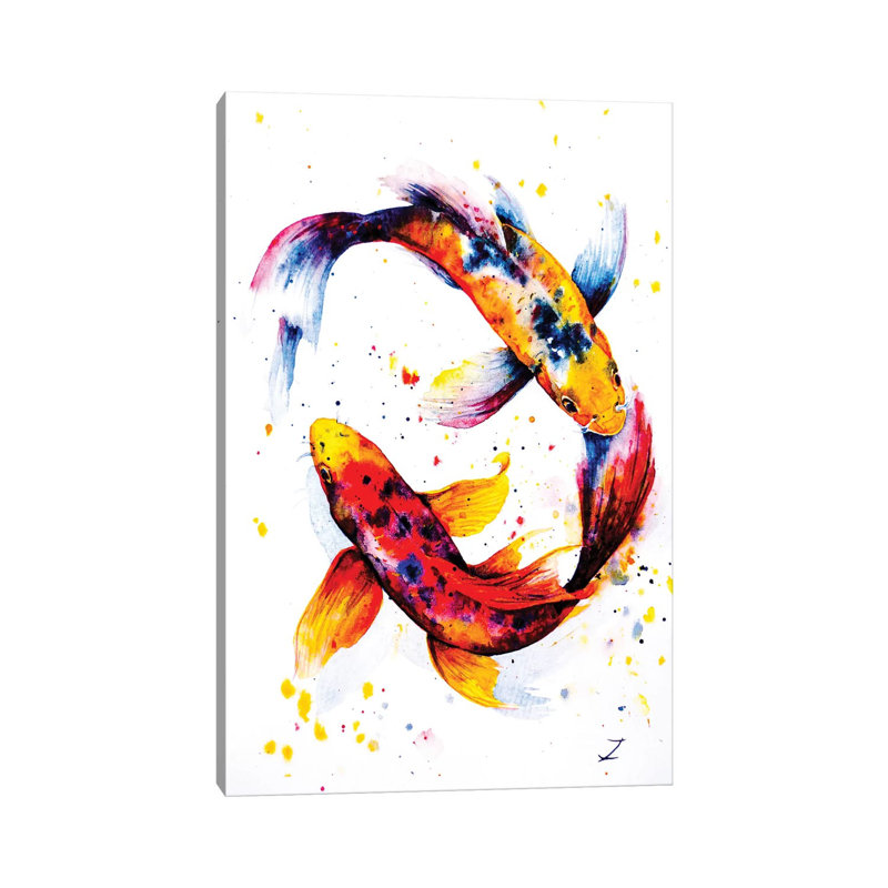 Harmony by Zaira Dzhaubaeva - Wrapped Canvas Painting, 66.04 cm H x 45.72 cm W x 1.91 cm D