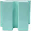 Table d'appoint casse-tête de puzzle, table MGO à bord convexe modulaire - acheter simple ou combiner pour des aménagements personnalisés, intérieur et extérieur, couleur vert clair-2041358692