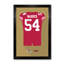 Chandail encadré blanc des Ravens de Baltimore (NFL-PA) de Mark Andrews (n° 89), 69 x 99 cm.-136267179