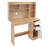 Modern Writing Desk With Bookshelf(Product Height: 51.54In)-1073144129