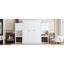 Grand lit escamotable peu encombrant, fabrication en bois, style moderne pour la maison