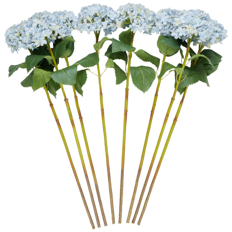 Tige de fleur artificielle Cole et Grey, H 33 po x l 15 po x P 14,5 po, Bleu