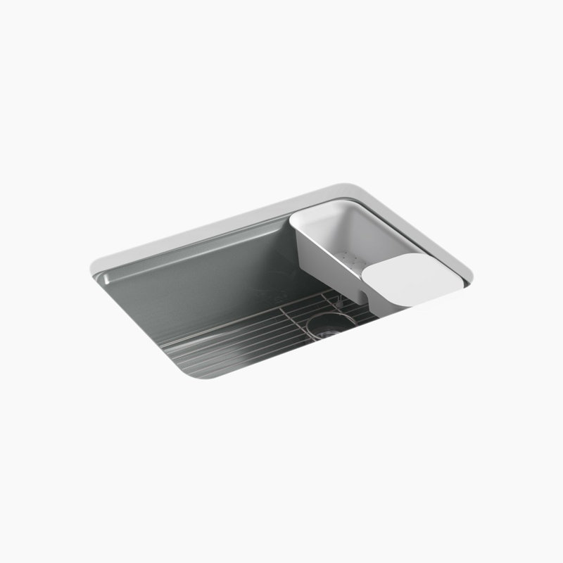 Riverby 27"L x 22"W Kitchen Sink, Basalt