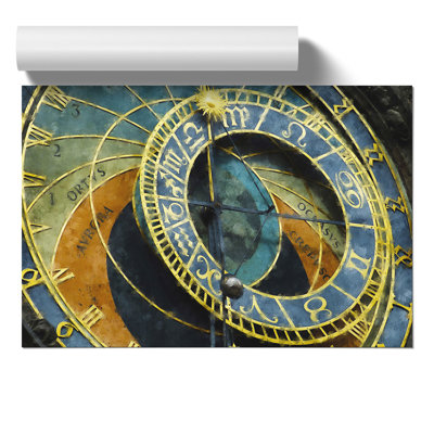 Astronomical Clock In Prague - No Frame Print