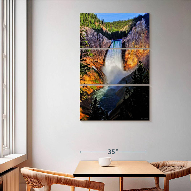Alvord Wyoming Waterfall Wonder, 65" H x 42" W