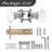 Crystal Privacy Door Knobs Keyless Lock with Round Rosette-52011508