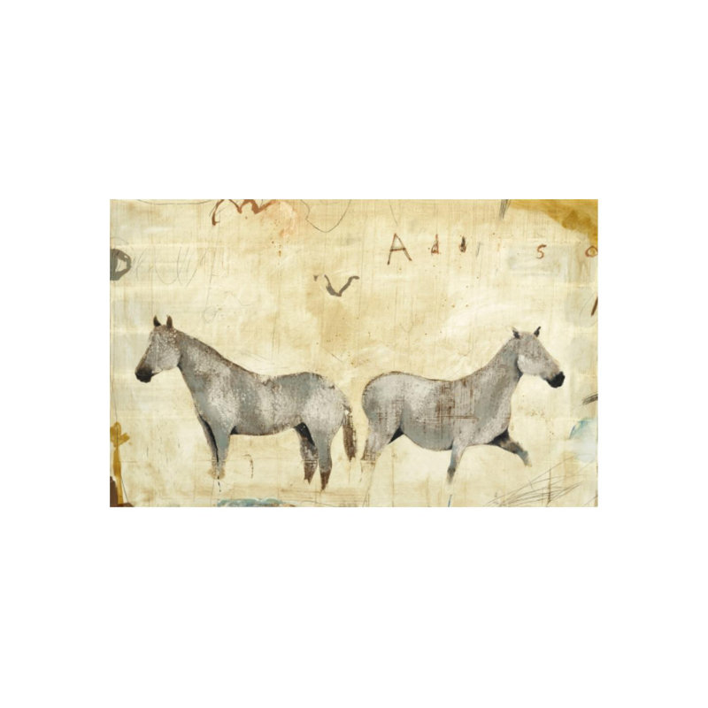 Equine Dance II Print by Patrick Wright, Outdoor, 40" H x 64" W x 1.5" D