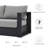 Modway Tahoe Outdoor Aluminum 4-piece Conversation Set with Coffee Table-67492252-67492251