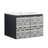 Floating Wall-Mounted Bathroom Vanity With Ceramics Sink & Soft-Close Cabinet Door, KD-Package, Bathroom Vanity-799822922