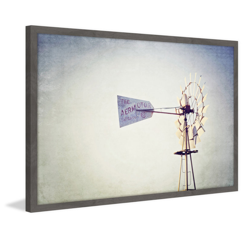 The Windmill by Ann Barnes - Single Picture Frame Print, 30cm H x 46cm W x 4cm D