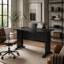 Bureau d'ordinateur, bureau de 47 pouces, bureau d'écriture pour bureau personnel, bureau, bureau simple moderne, cadre en métal noir